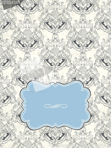 Image of Vintage card template