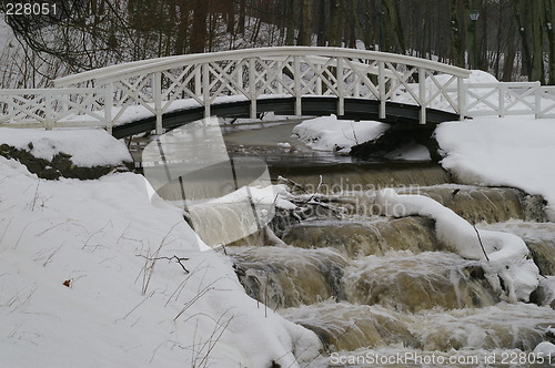 Image of Old wooden bridge.