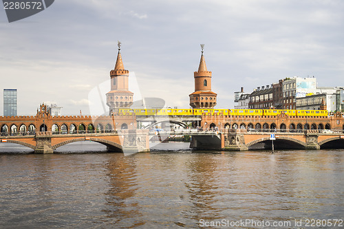 Image of Red Bridge in Berlin Germany