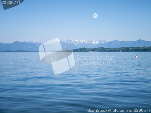 Image of Alps at Lake Starnberg - Tutzing