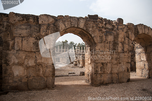 Image of Ancient ruins in Israel travel