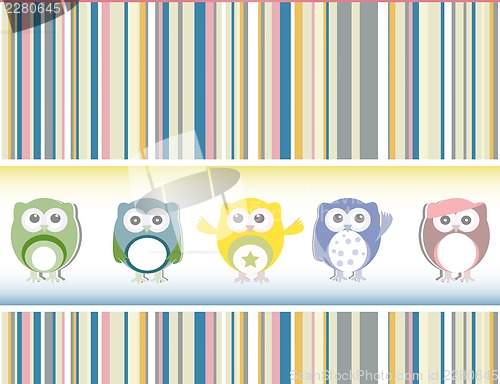 Image of Cute owl card