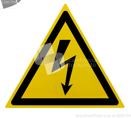 Image of High Voltage Sign