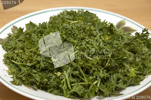 Image of chopped parsley