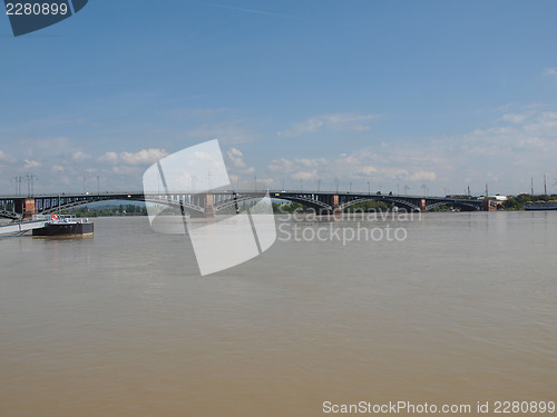 Image of Rhine river in Mainz