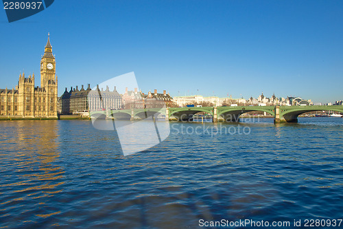 Image of Westminster bridge, London