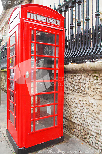 Image of London telephone box