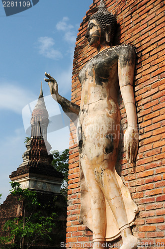 Image of Statue of a deity in the Historical Park of Sukhothai