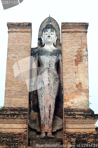 Image of Statue of a deity in the Historical Park of Sukhothai