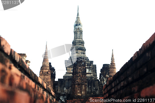 Image of Wat Maha That in the Historical Park of Sukhothai