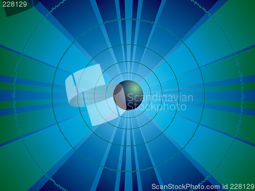 Image of dive blue and green