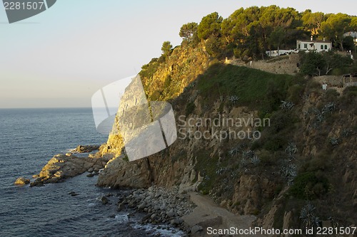 Image of View from the fortress Castle Villa Vella.