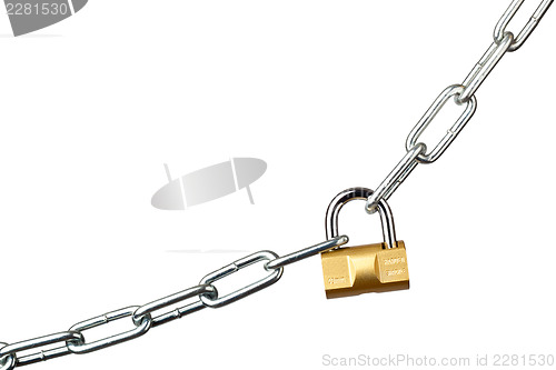 Image of Locked chain