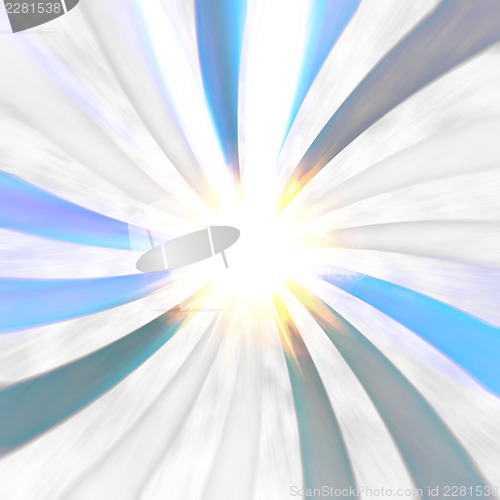 Image of Futuristic Radial Burst