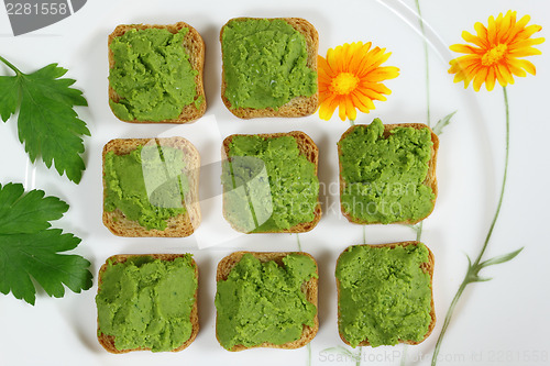 Image of Green peas puree