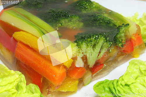 Image of Vegetables in aspic