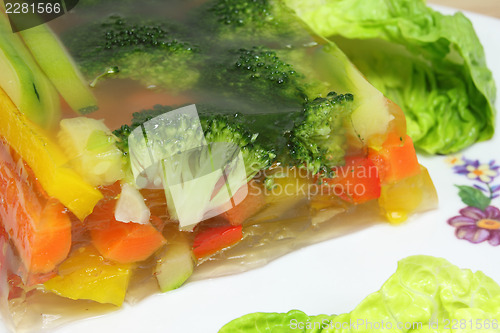 Image of Vegetables in aspic