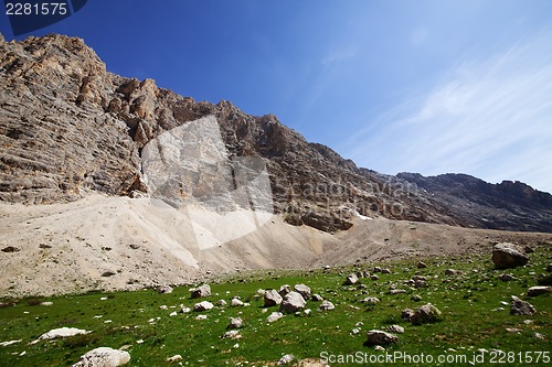 Image of Rocks in sunny day