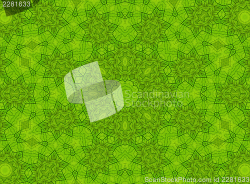 Image of Abstract green pattern