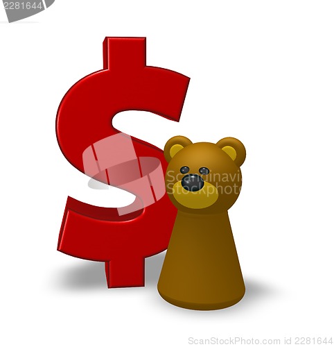 Image of dollar and bear