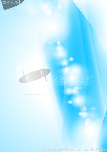 Image of Bright blue vector background