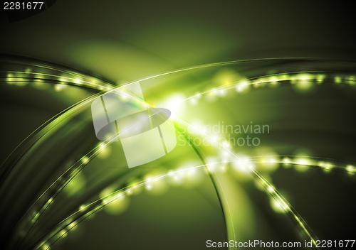 Image of Abstract wavy vector background