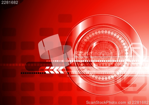 Image of Colourful technical vector background