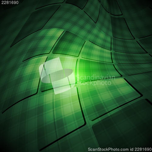 Image of Dark tech abstract background