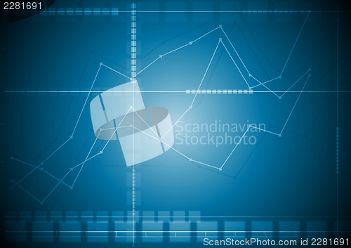 Image of Abstract tech vector background