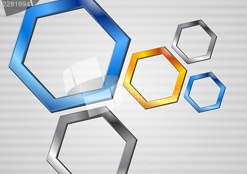 Image of Bright abstract vector design