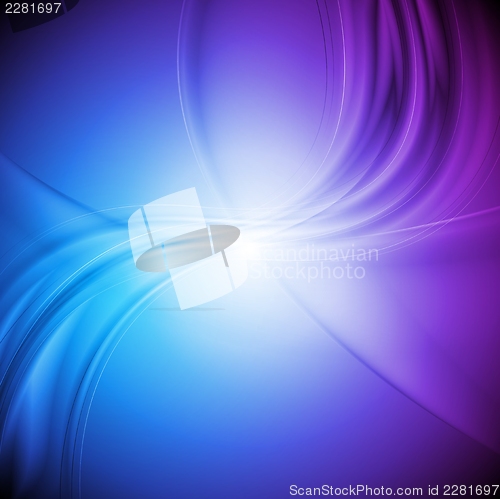 Image of Bright waves background