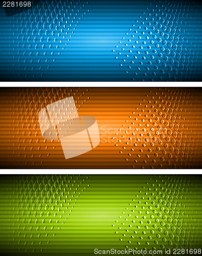 Image of Bright vector banners