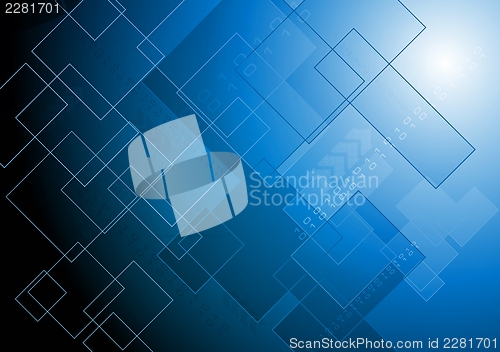 Image of Abstract technical background