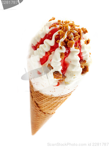 Image of Strawberry ice cream