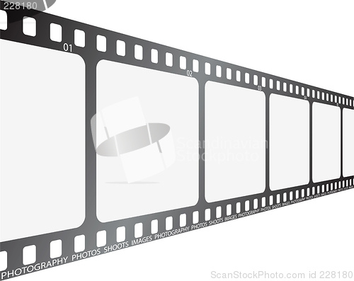 Image of film looking along