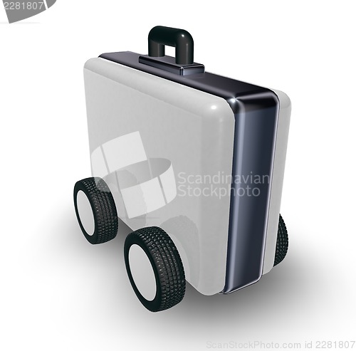Image of case on wheels