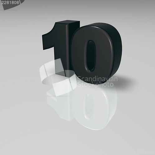 Image of number ten