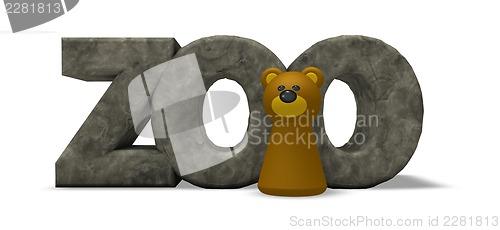Image of zoo bear