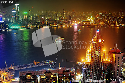 Image of Kowloon at night