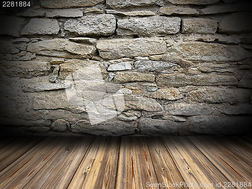 Image of empty room interior background