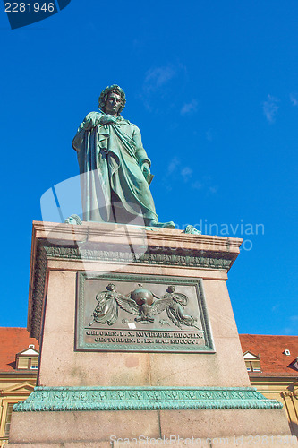 Image of Schiller statue, Stuttgart