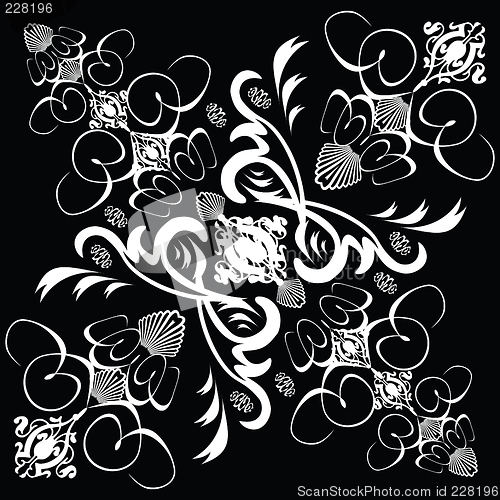 Image of flower tile gothic 1