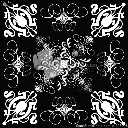 Image of flower tile gothic 3