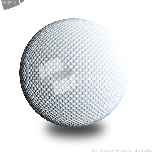 Image of golf ball white