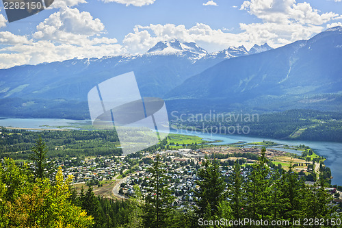 Image of View of Revelstoke in British Columbia, Canada