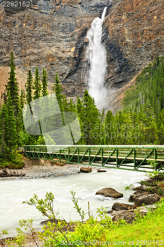 Image of Takakkaw Falls waterfall in Yoho National Park, Canada