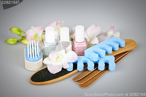 Image of Pedicure accessories and tools