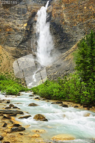 Image of Takakkaw Falls waterfall in Yoho National Park, Canada