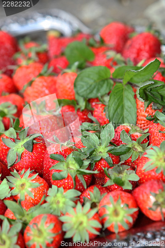 Image of Close-up of strawberries