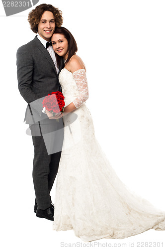 Image of Lovely young married couple